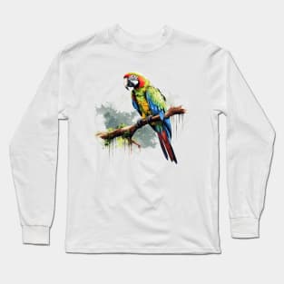 Military Macaw Long Sleeve T-Shirt